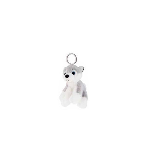 Porte clé peluche Husky - Dani-créations